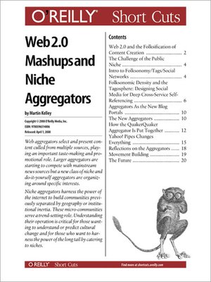 cover image of Web 2.0 Mash-ups and the New Aggregators